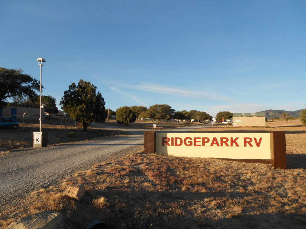 Ridgepark front sign